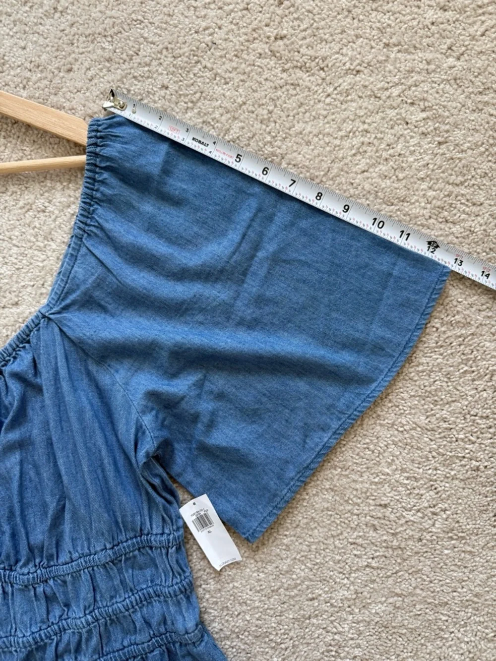 Old Navy Light Blue Denim Jumpsuit with Wide Legs - Picture 8 of 10